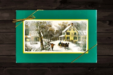 Currier and Ives gift box